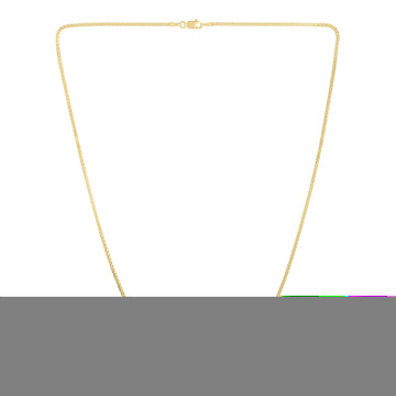14K Yellow Gold 1.65mm Popcorn 16 Chain with Lobster Clasp